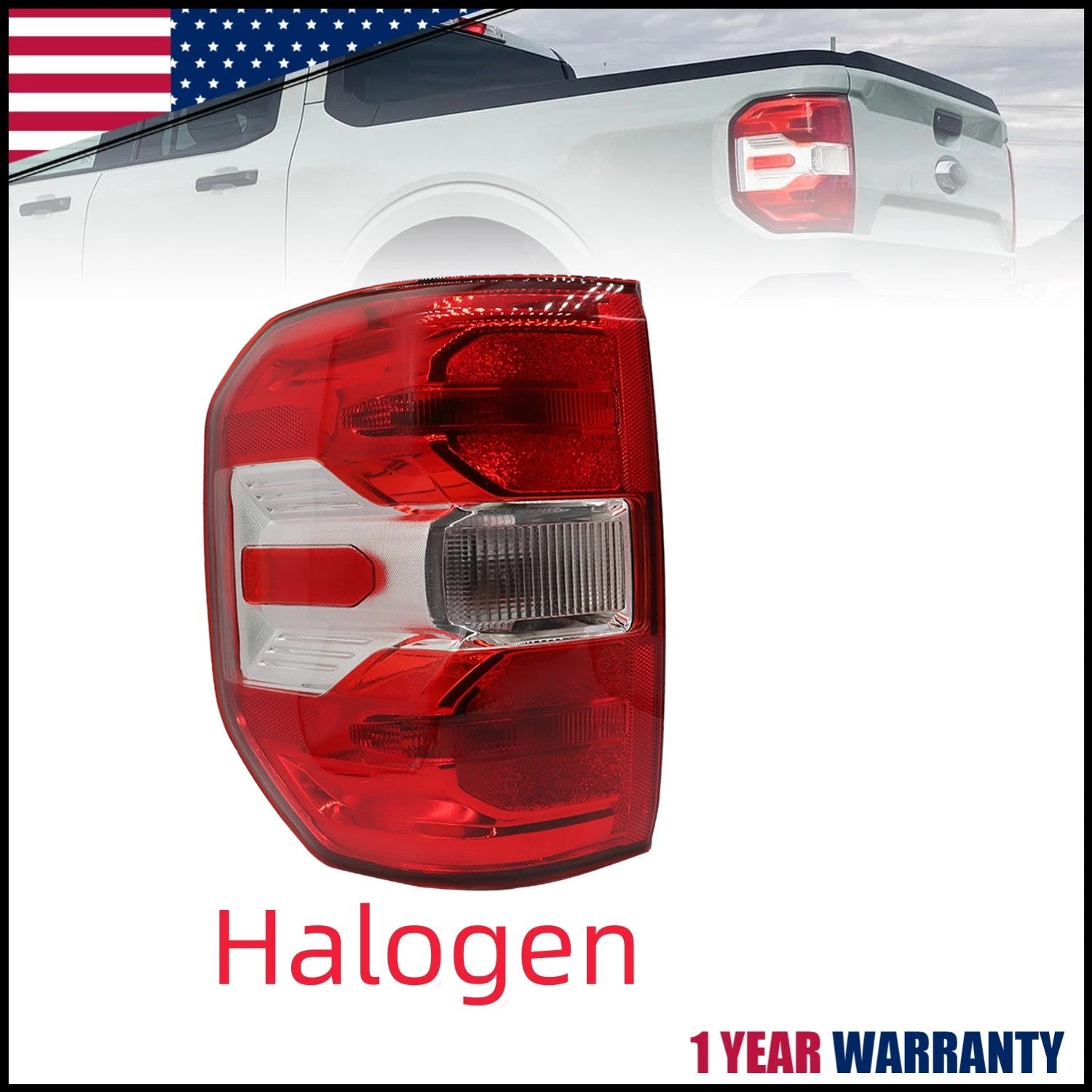 Halogen Taillight Driver Side NZ6Z13405C for Ford Maverick (2022–2024)