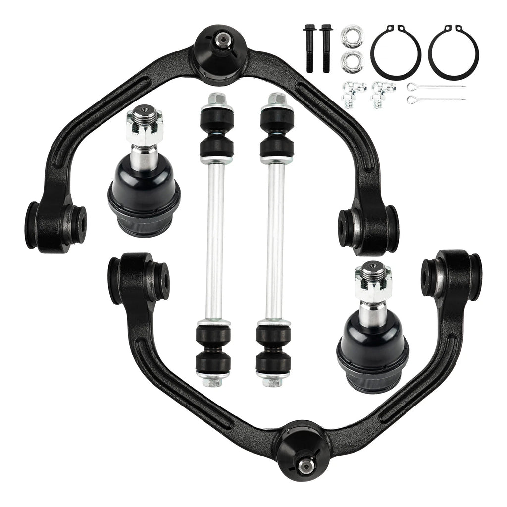 Front Upper Control Arms Ball Joints and Sway Bar for Ford Ranger Mazda (1998–2007)