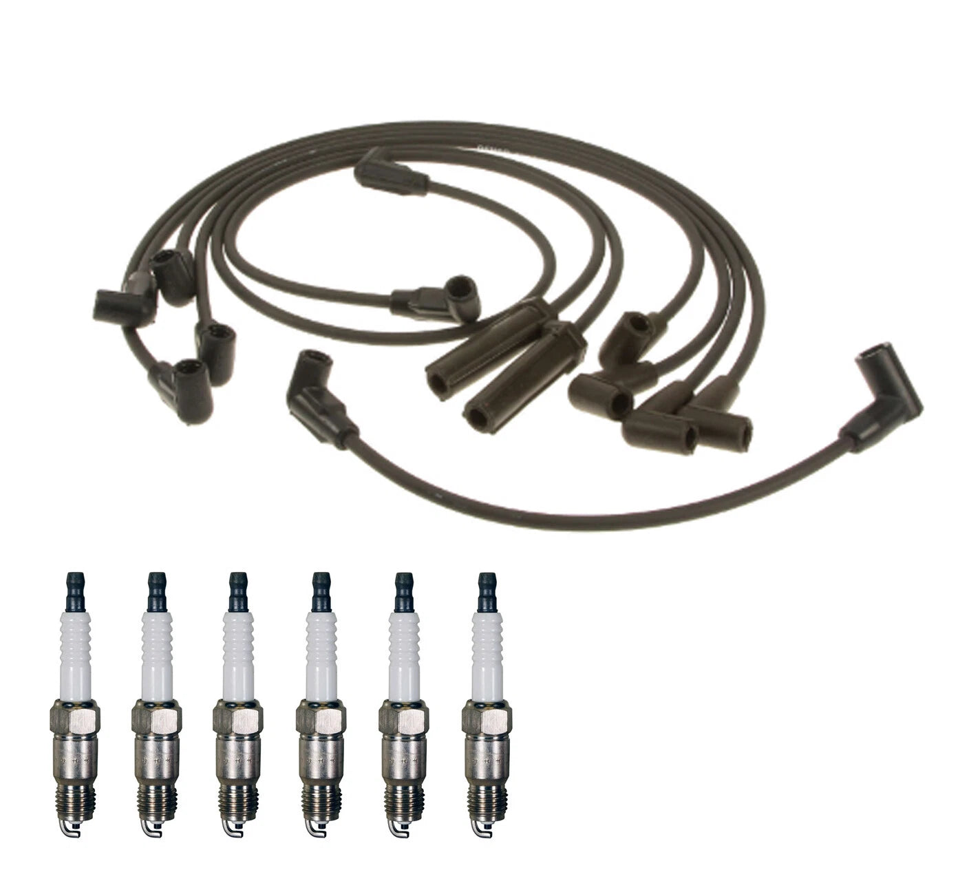 Denso Wire Set & 6 U-Groove Spark Plugs for 4.3 V6 (0.035)