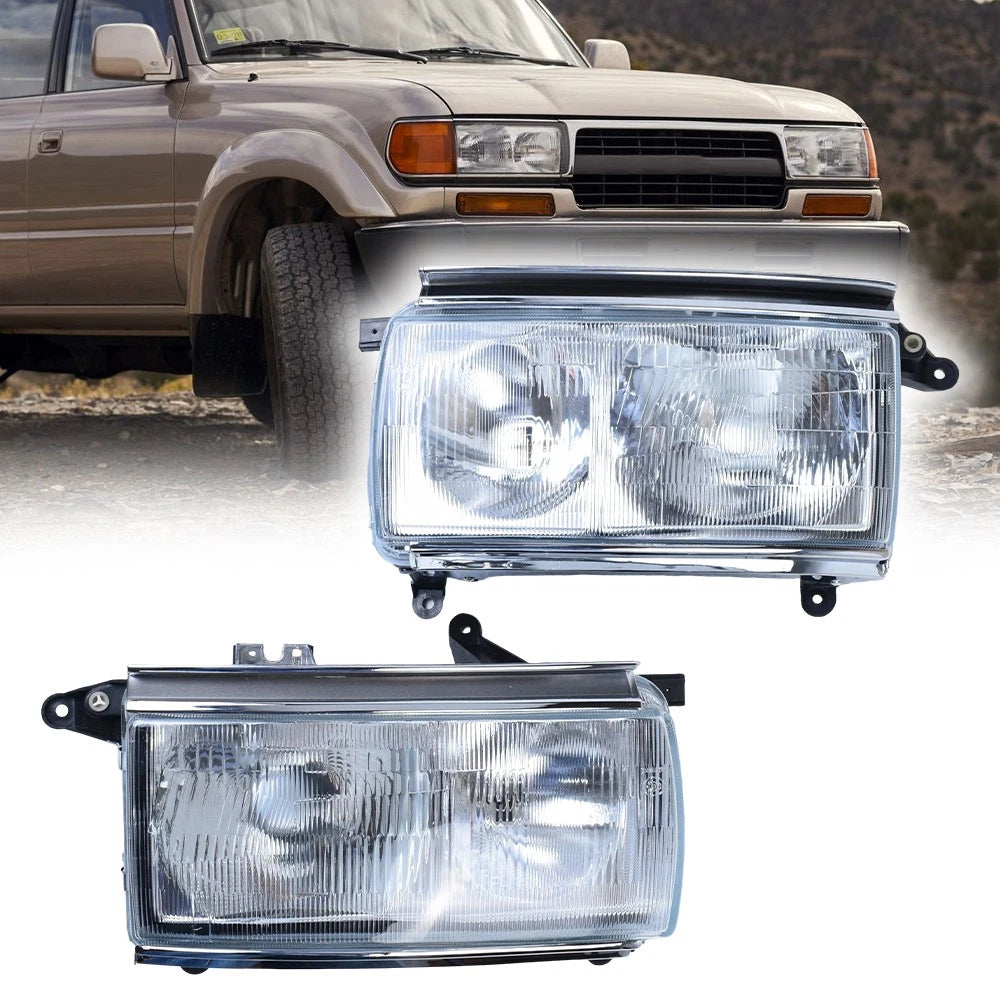 Headlamp Pair for Toyota Land Cruiser FJ80 LC80 (1991–1997) 81150-60214