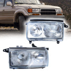 Headlamp Pair for Toyota Land Cruiser FJ80 LC80 (1991–1997) 81150-60214