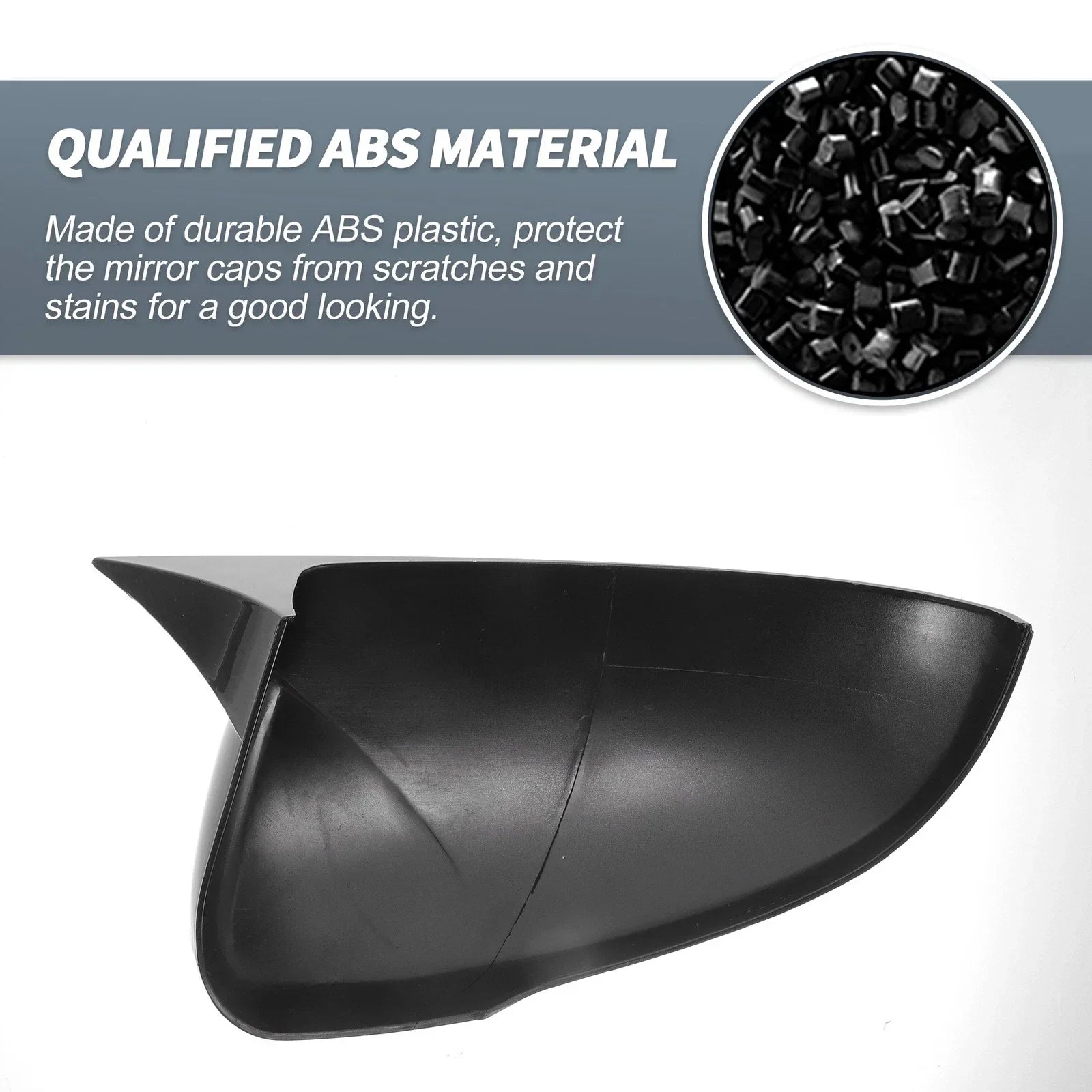 Rearview Mirror Cover Overlay Gloss Black for Hyundai Tucson (2015-2020)