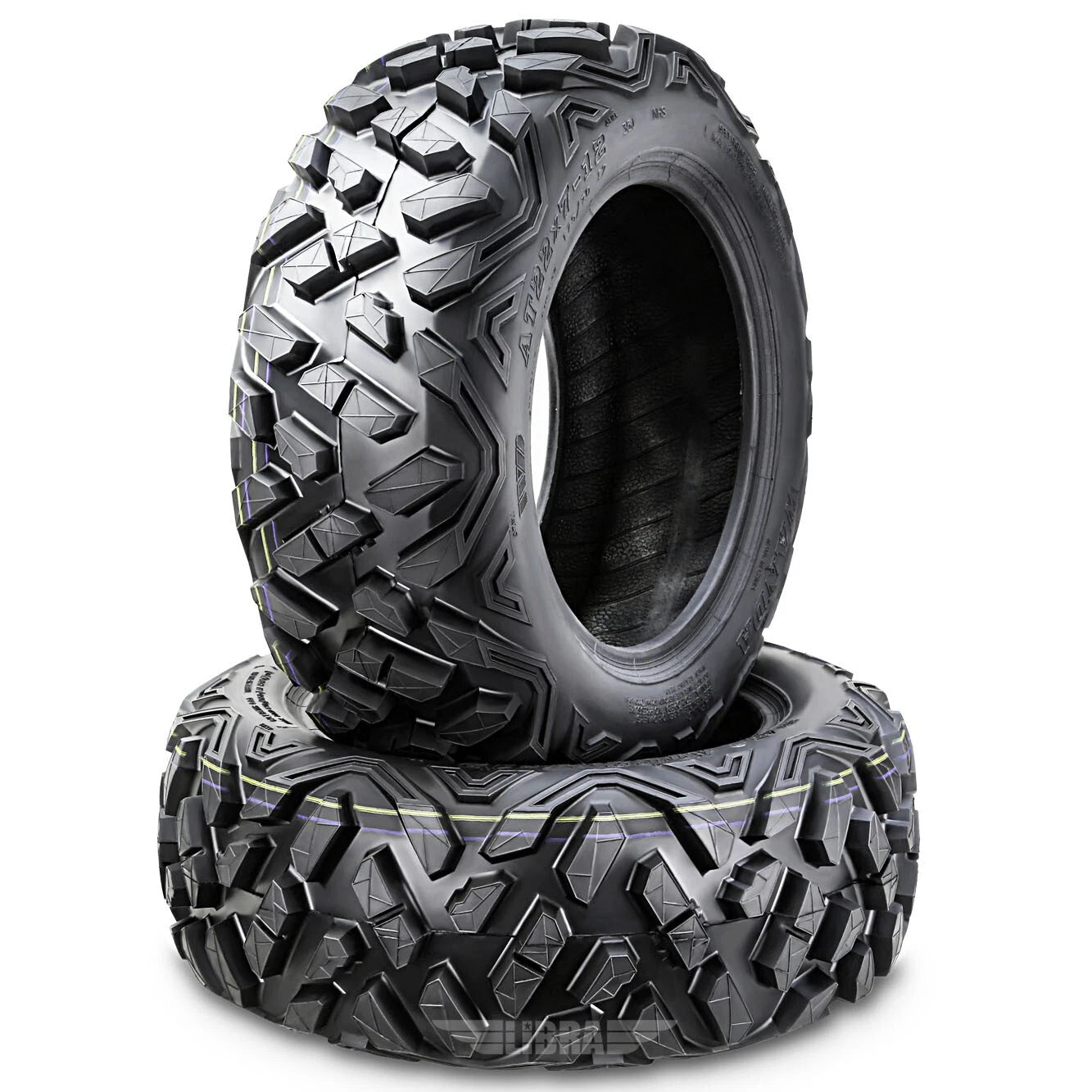 2 WANDA ATV Tires 19x7-8 for Kawasaki KSF80A/KFX80, Arctic Cat 90