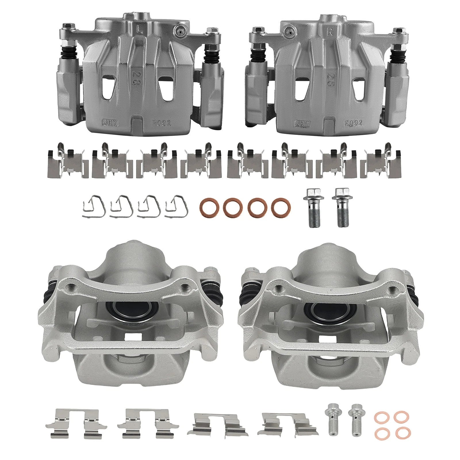 Front & Rear Disc Brake Caliper Assembly for Toyota Highlander (2010–2013) 19-B3350