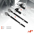 5X Front Rack and Pinion Tie Rod Kit for Mitsubishi Lancer (2002–2007)