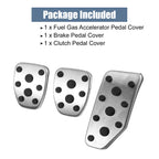 3pcs Accelerator & Brake Pedal Cover Set for Subaru Legacy (1990–2007)