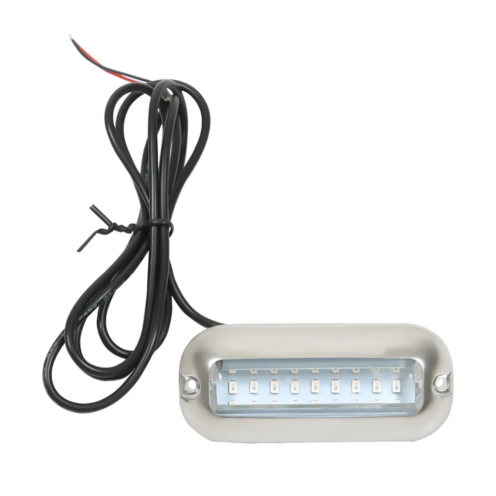 27 Blue LED Underwater Lights for Marine Boat Transom (Pontoon)