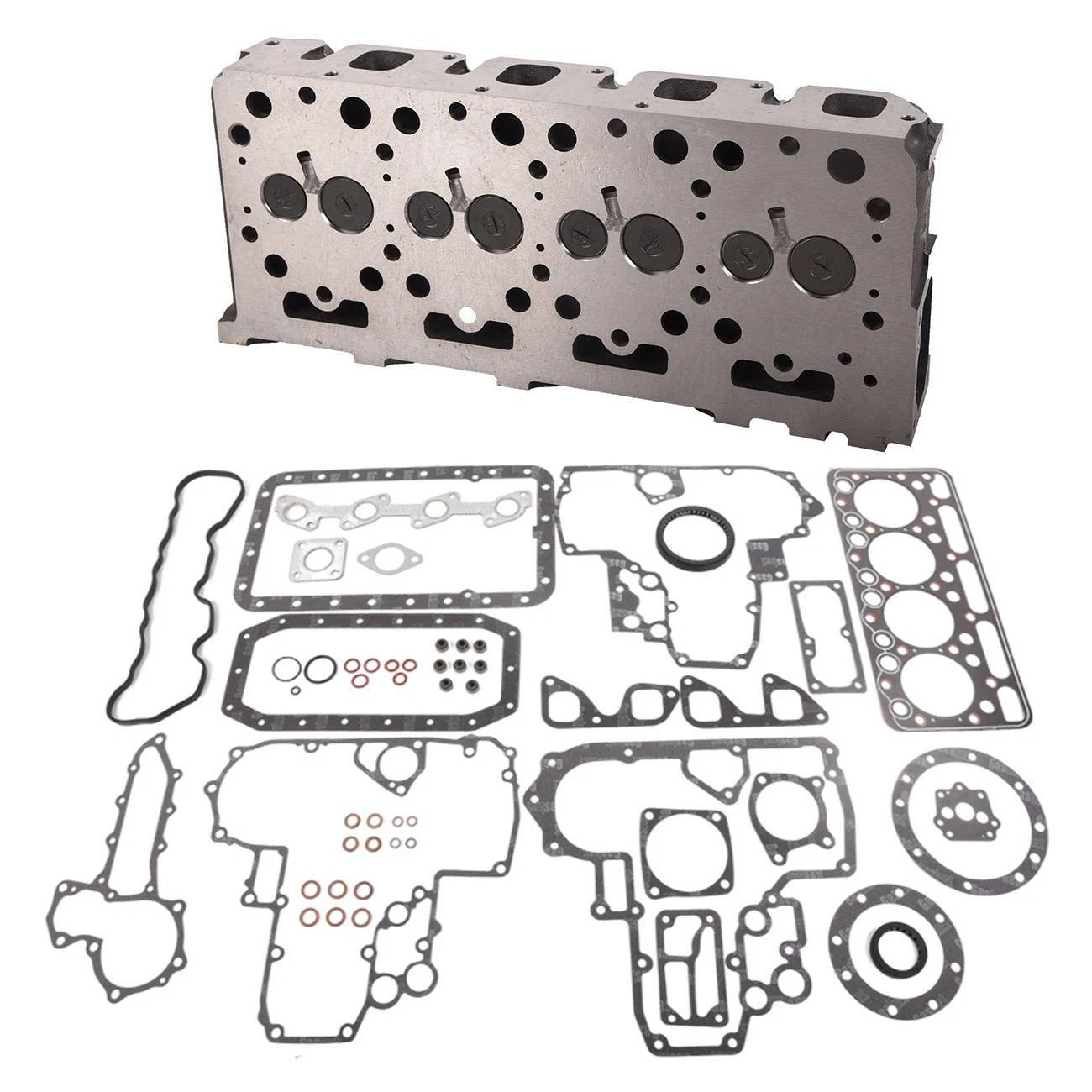 Cylinder Head with Gasket for Kubota L553 L555