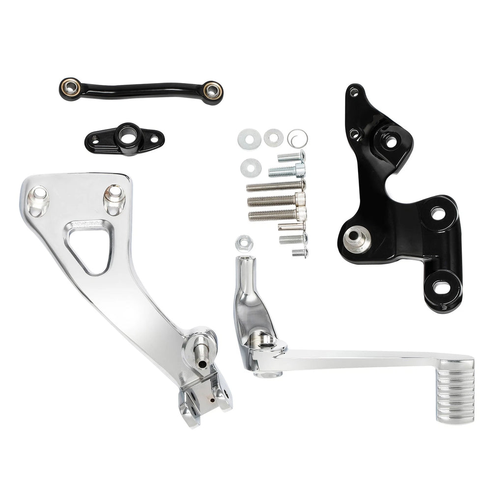 Chrome Mid Controls Brake Side for Harley Fat Bob Sport Glide (2018–2026)