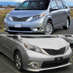 Set of 2 Fog Light Bezel Covers for Toyota Sienna SE (2011–2017)