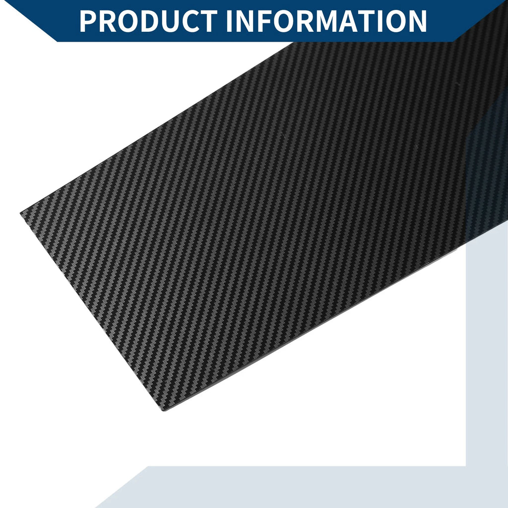 2pcs Car Pillar Window Trim for Ford Bronco (2021–2022) Black Carbon Fiber