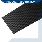 2pcs Car Pillar Window Trim for Ford Bronco (2021–2022) Black Carbon Fiber