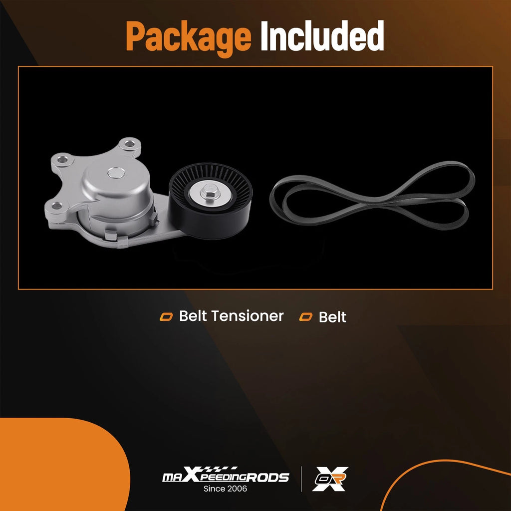 Serpentine Belt Kit for Ford Explorer Edge Police Interceptor (2015–2018)