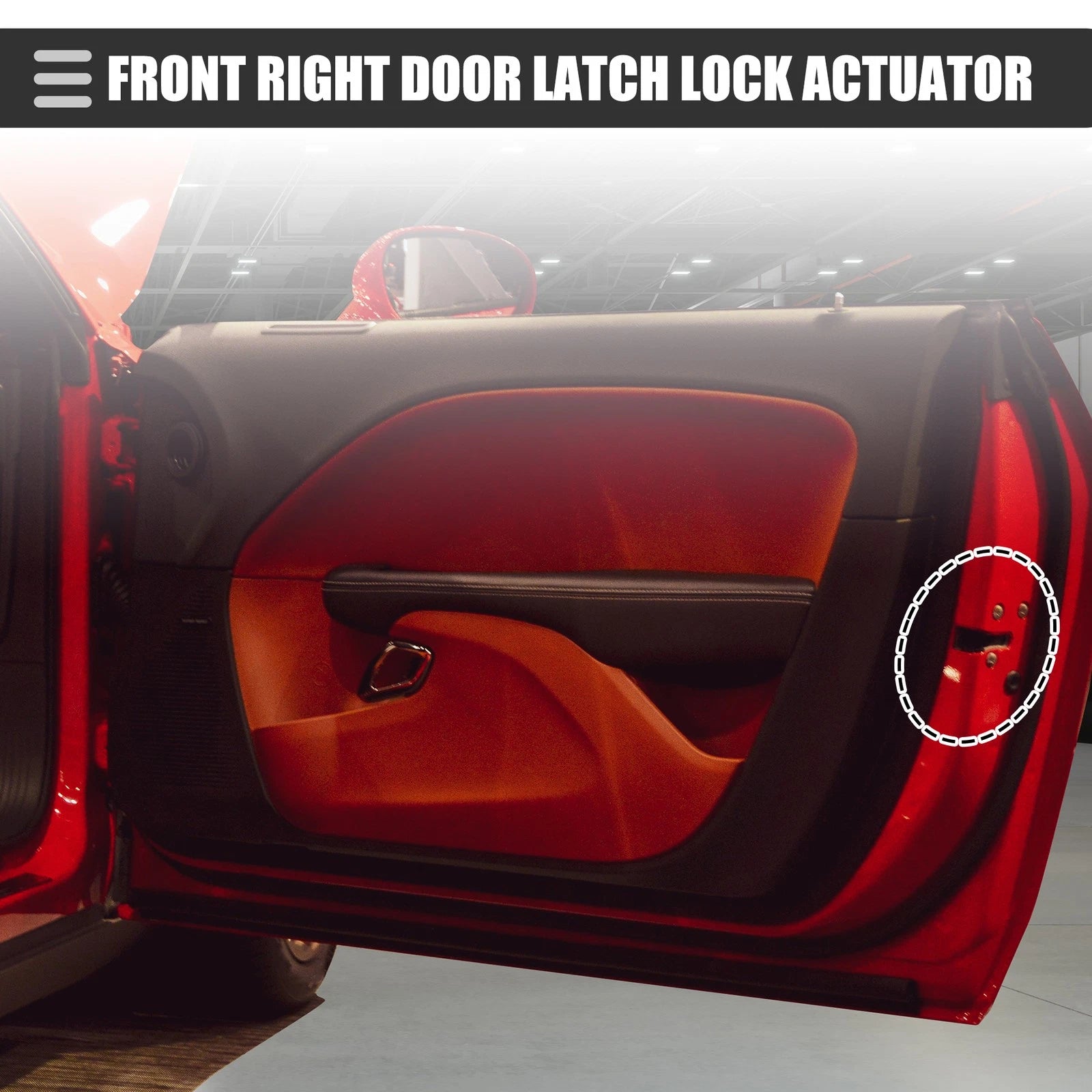 Front Right Door Latch Lock Actuator for Dodge Challenger (2011–2014)
