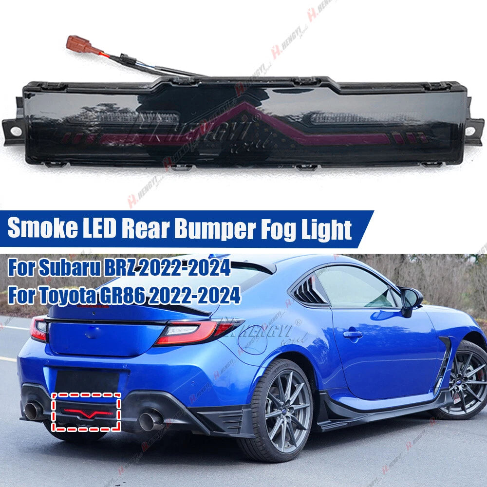 3X LED Rear Bumper Tail Light Lamp for Subaru BRZ (2022–2024)
