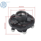 5 Lug Idler Hub Bearing Kit for Trailer (2000 lbs, 1-1/16" Spindle)