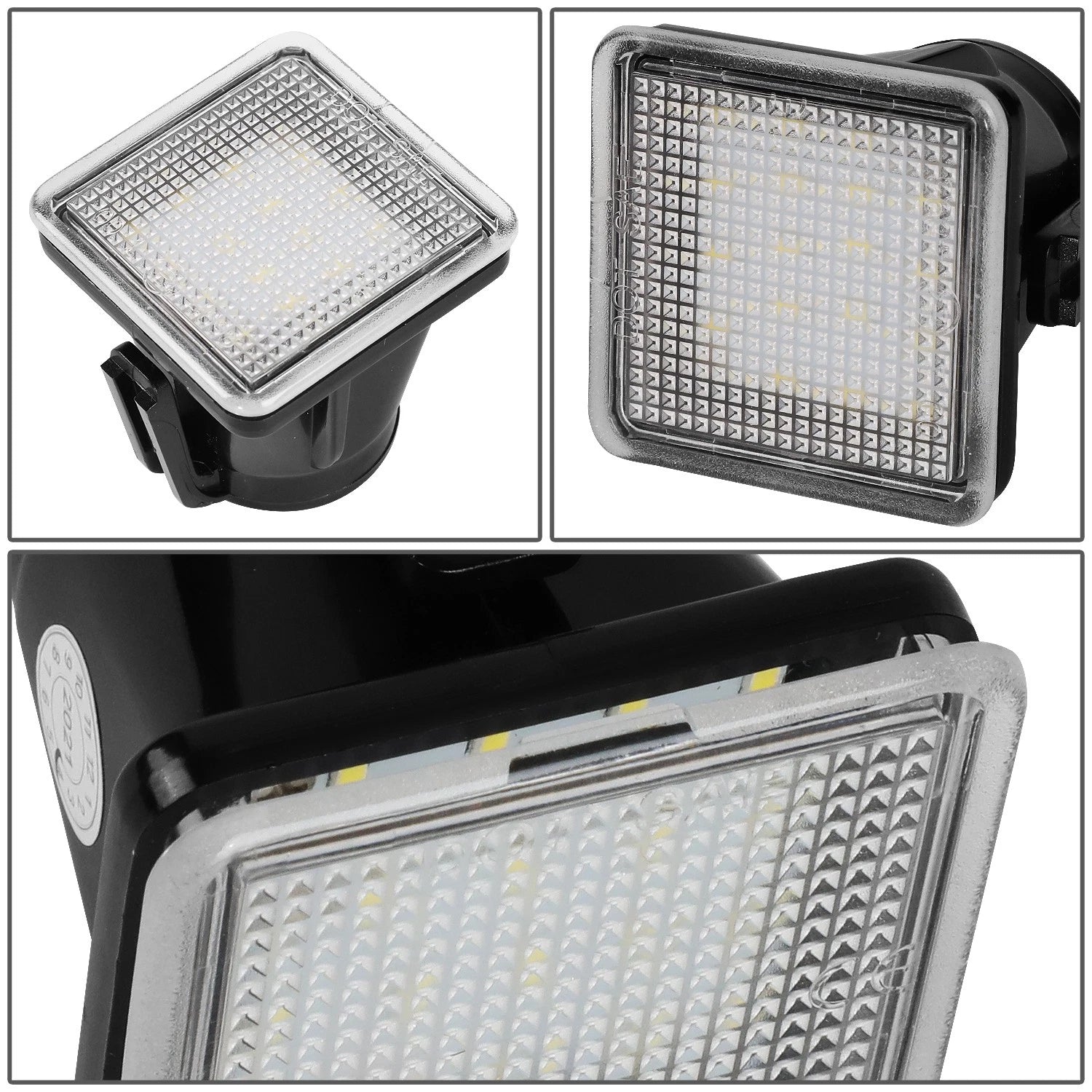 2X LED License Plate Lights for Toyota Tundra Tacoma (2004–2021)