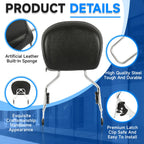 Detachable Backrest Sissy Bar for Harley Davidson Touring (2009–2026)