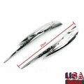 Chrome Gas Tank Emblem Badge Decals for Honda VTX1800 (2002–2009)