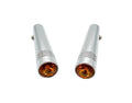 Chrome Metal Amber Toggle Switch Extension for Peterbilt 2-1/4in (1997–2024)
