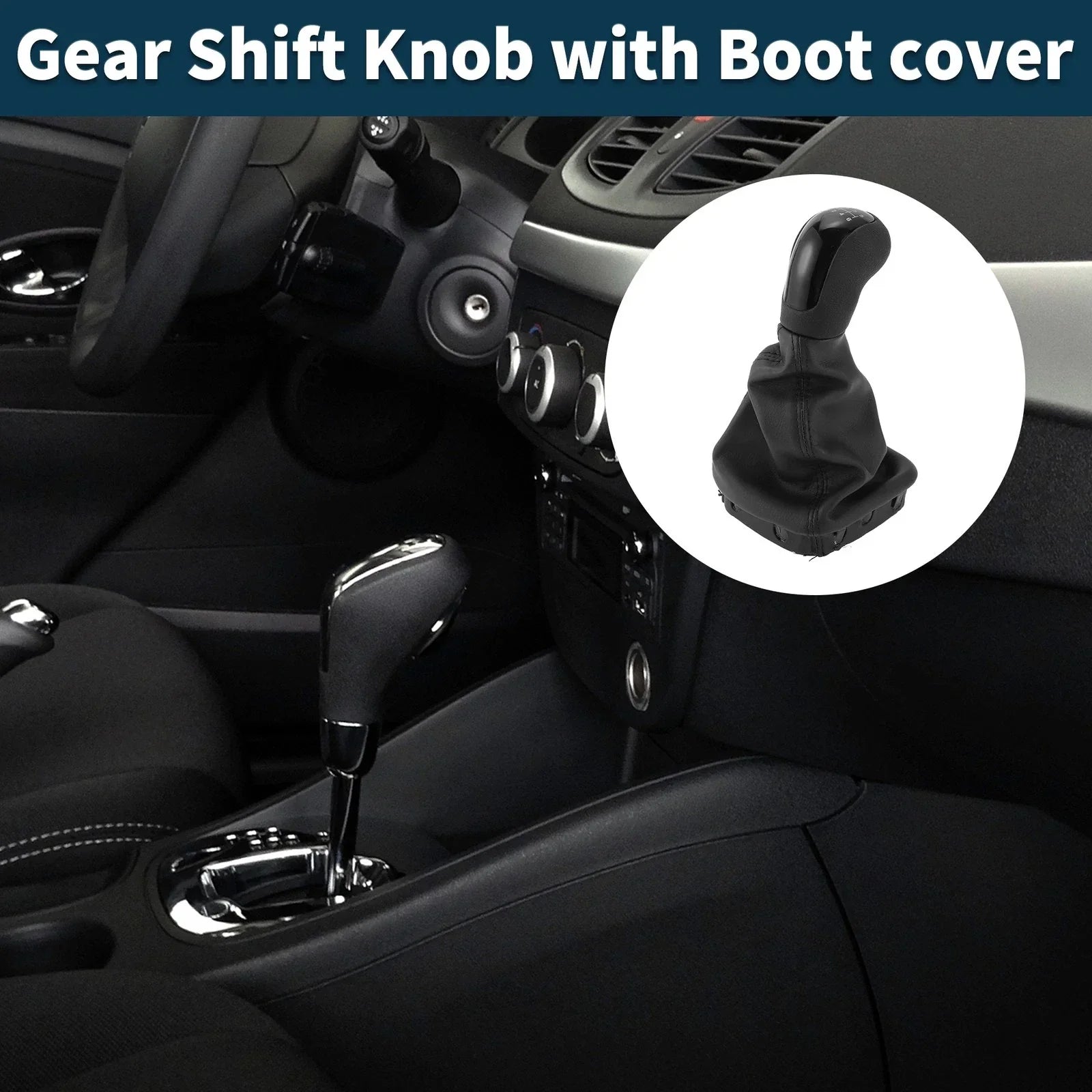 6 Speed Manual Gear Shift Knob & Cover for Mercedes-Benz A-Class (1997-2004)