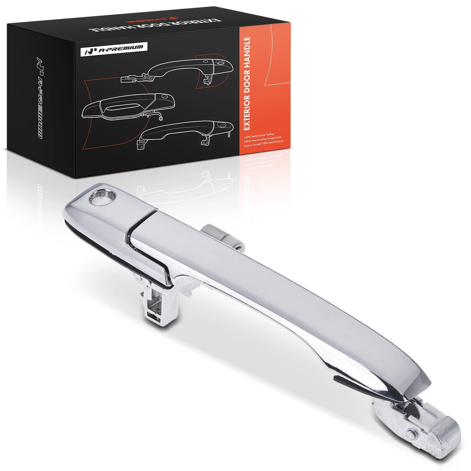 Front Right Door Handle with Keyhole for Honda CR-V (2002–2006)
