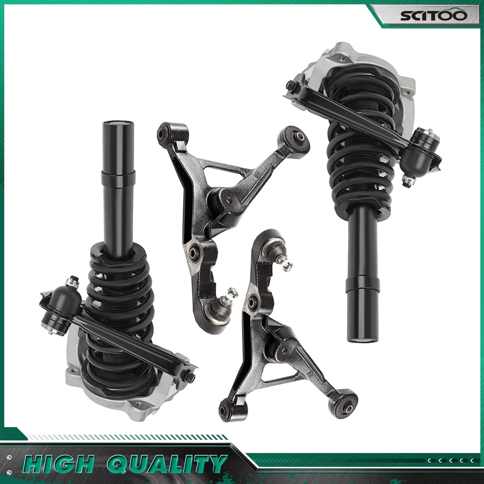 Front Complete Strut Assemblies & Lower Control Arm for Plymouth Dodge Chrysler