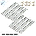 24" Steel E Track Tie Down Rail Kit for Secure Cargo