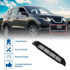 Front Air Shutter Assembly Bumper Grille for Nissan Rogue (2014–2020) No.214214BC0A