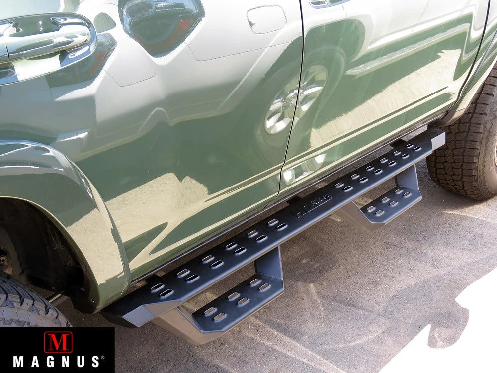 Set of 2 Black Overland Slider Drop Steps for Toyota 4Runner (2014–2024)
