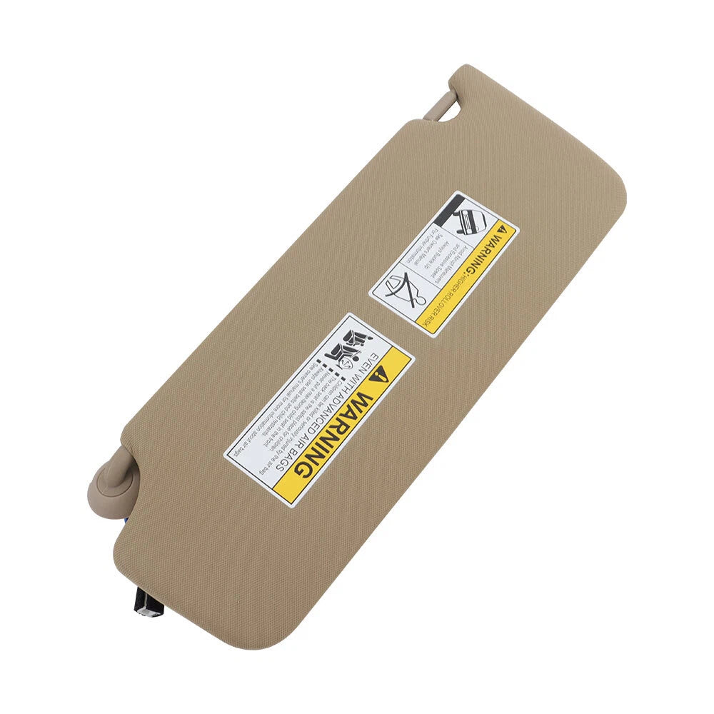 Right Side Beige Plastic Sun Visor for Honda Pilot (2017-2021)