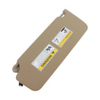 Right Side Beige Plastic Sun Visor for Honda Pilot (2017-2021)