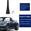 3.8" AM/FM Radio Short Aluminum Antenna Mast for Ford Transit (2013–2022)
