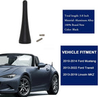 3.8" AM/FM Radio Short Aluminum Antenna Mast for Ford Transit (2013–2022)
