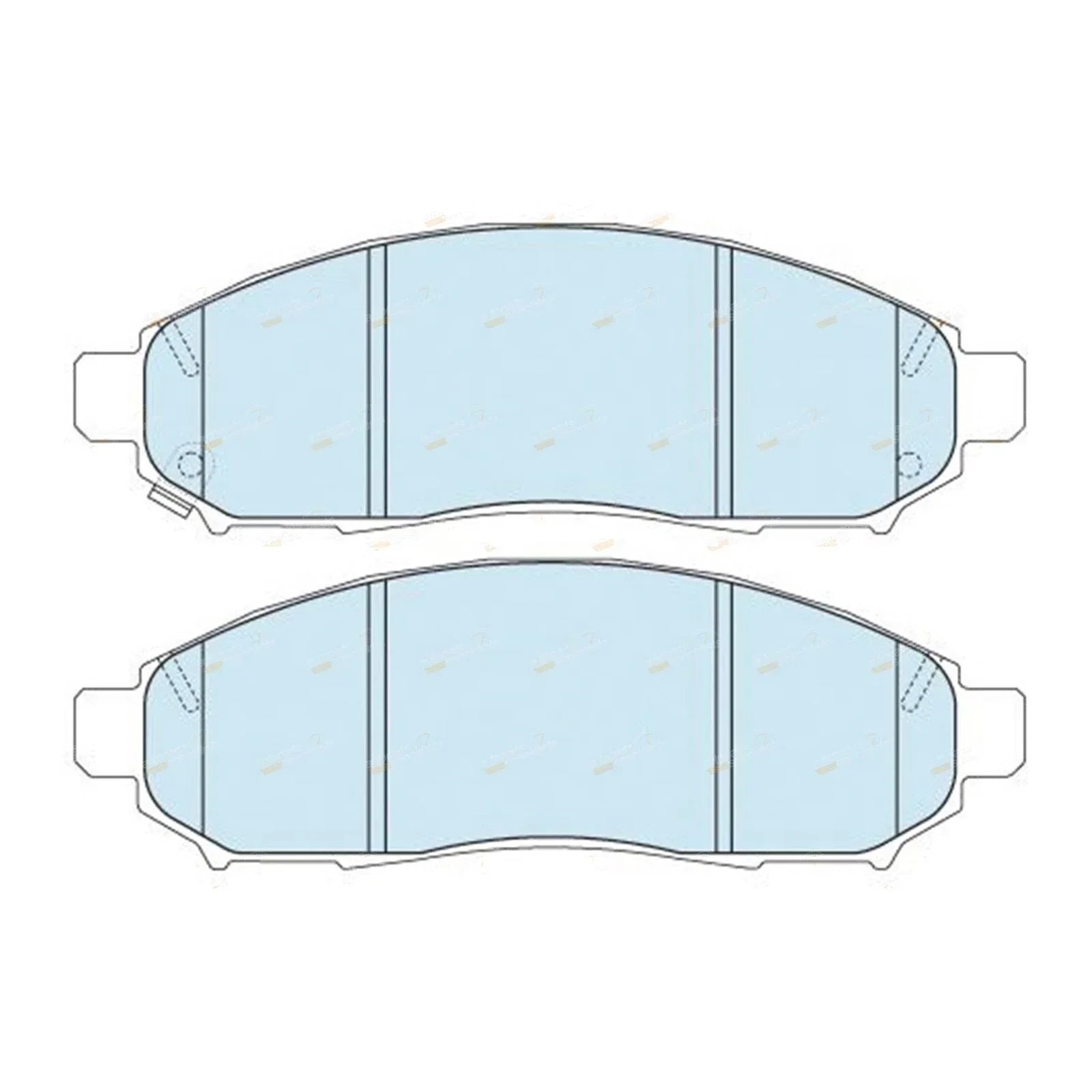 Front Disc Brake Pads Set for Navara D40 (2005-2015)