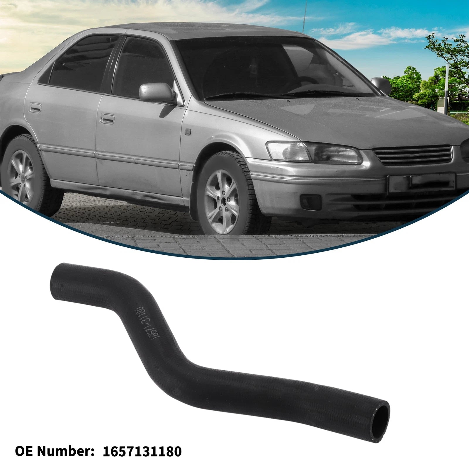Radiator Hose No. 1657131180 for Toyota Camry (2007–2011) Rubber Water Pipe