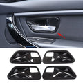 Carbon Fiber Texture Door Handle Bowl Cover for BMW 3 Series F30 (2012–2019)