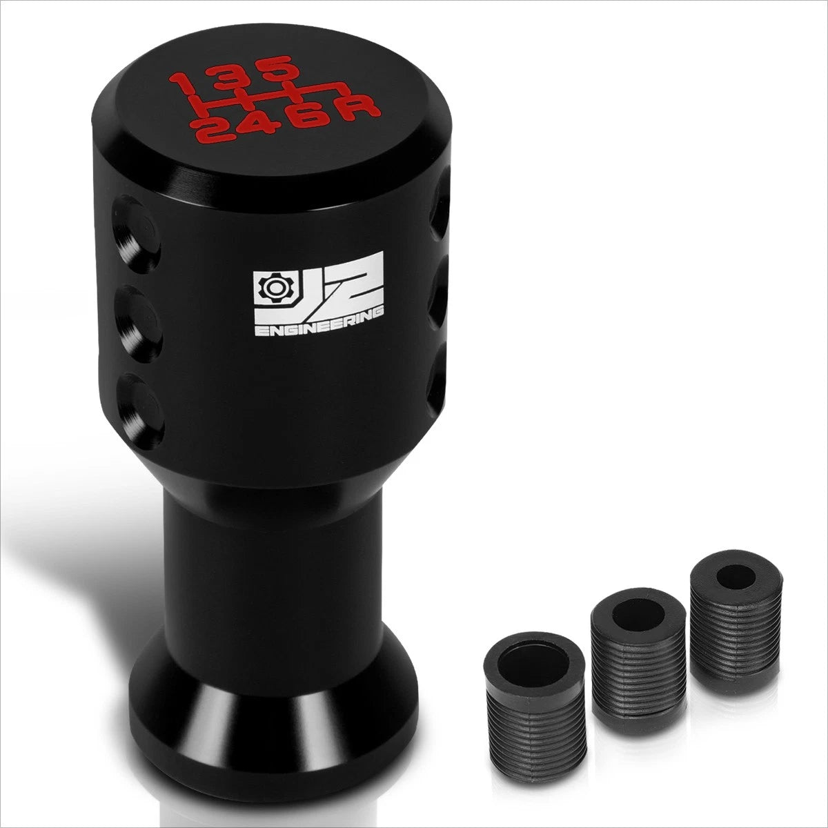 Shift Knob for J2 Goblet Style (Black) with 8/10/12mm Adapters