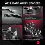 8x180 Wheel Spacers 1.5" Thick for 2011-2025 Silverado Sierra 2500 HD
