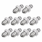 10X Grease Fitting for M8 x 1mm Thread (Industrial Grade 304 Stainless Steel)
