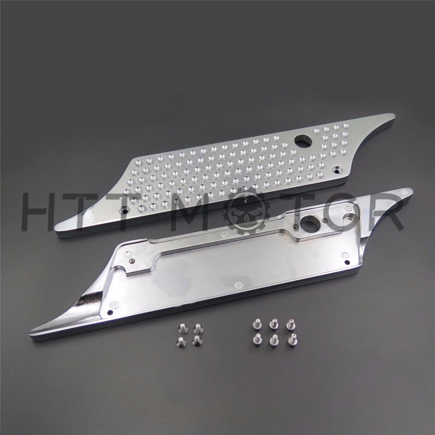 Chrome Billet Saddle Bag Latch Covers for Harley Davidson Road King (1993–2013)