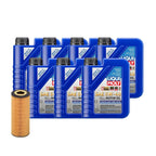 Oil Change Kit 7L Liqui Moly 5W-40 Hengst for Audi 3.0/3.2L