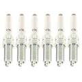 Set of 6 NGK Laser Iridium Spark Plugs for Audi Q8, Porsche Cayenne V6