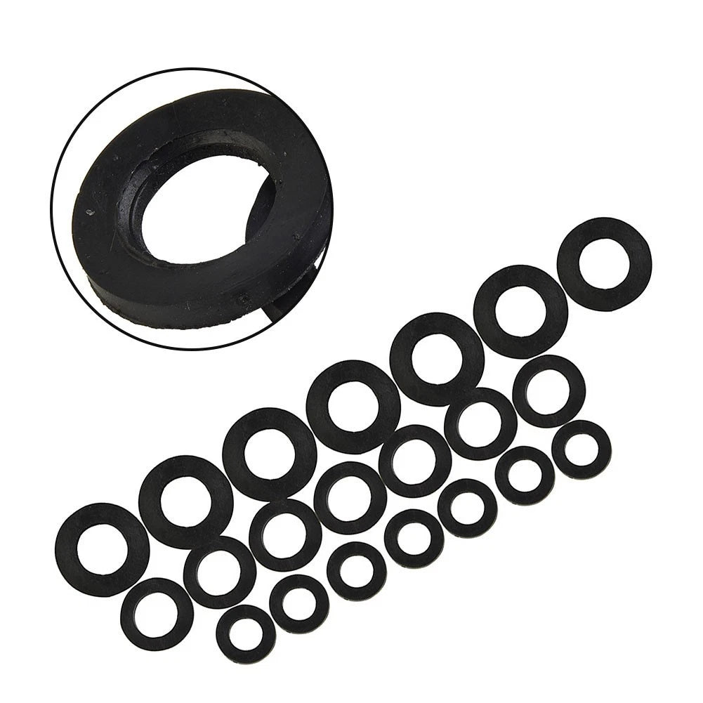 Assorted Tap Washers Replacement Set for Bath Sink Basin Shower (3/8", 1/2", 3/4")