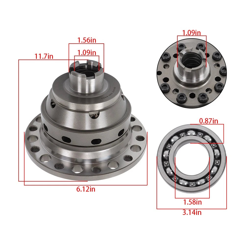 Helical LSD Limited Slip Differential for Honda Civic Si RSX (2002–2011)
