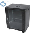 12U Wall Mount Server Rack Enclosure for Network Equipment (Max Depth 15.5")