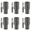 Set of 6 NGK Iridium IX Spark Plugs & Denso Coil Boots for Avenger Magnum (2008–2014)