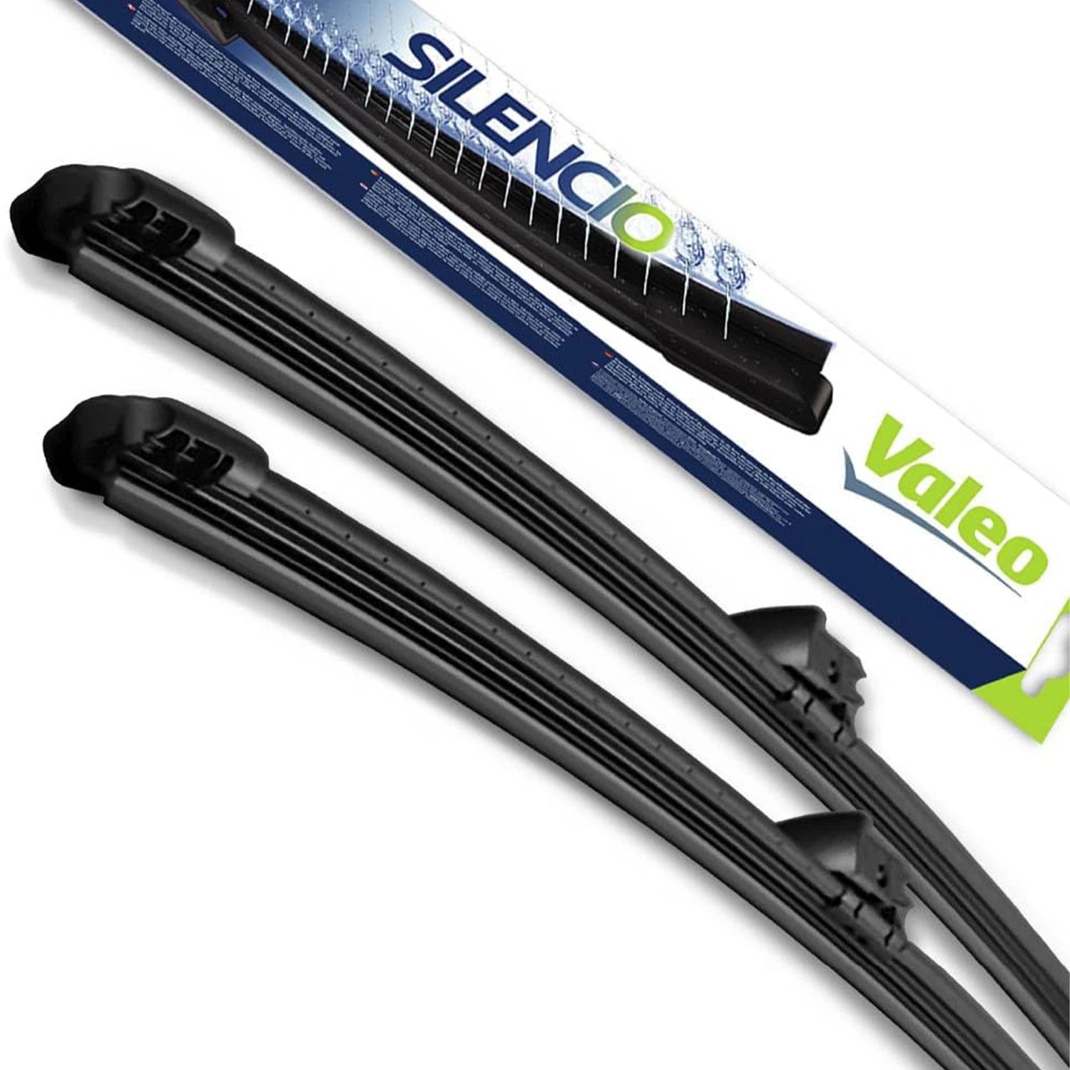 Set of 2 Valeo Front Windshield Wiper Blades for Tesla Model X (2016–2023)