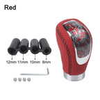 5 Speed Leather Manual Transmission Lever Knob for