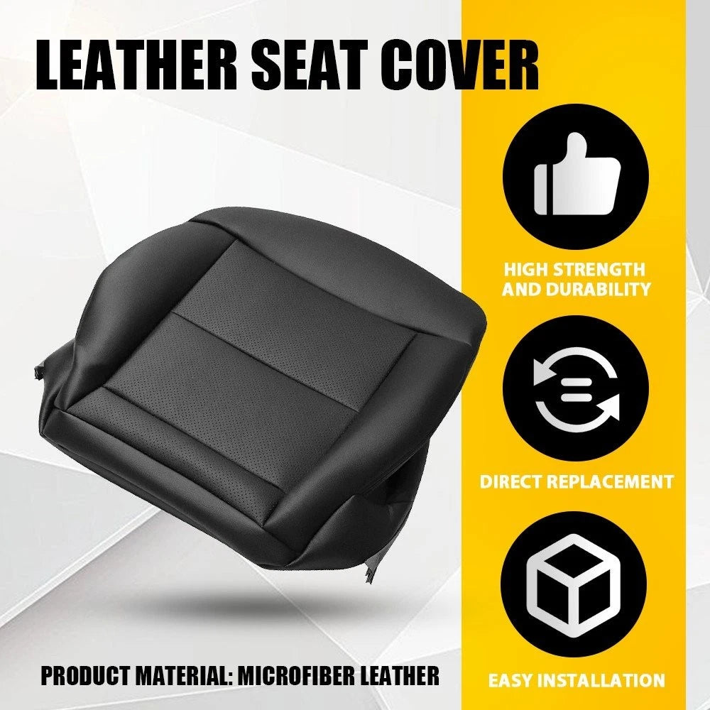 Driver Seat Cover Black for Mercedes-Benz E350 E550 (2010–2014) EPY